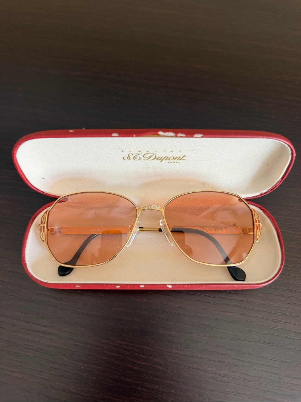Vintage ST Dupont M D071 23KT Gold Plated Eyeglasses Estede Austria